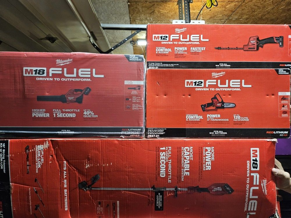 M18 And M12 Fuel Mixed Tools