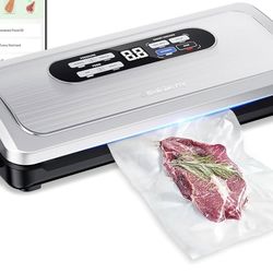 Vacuum Sealer Machine with AirLock ProSeal System, 10-in-1 Vacuum Sealer for Food, Dry & Moist