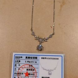 Solid Certified Lab Grown Diamond With Solid Silver Wedding Jewelry