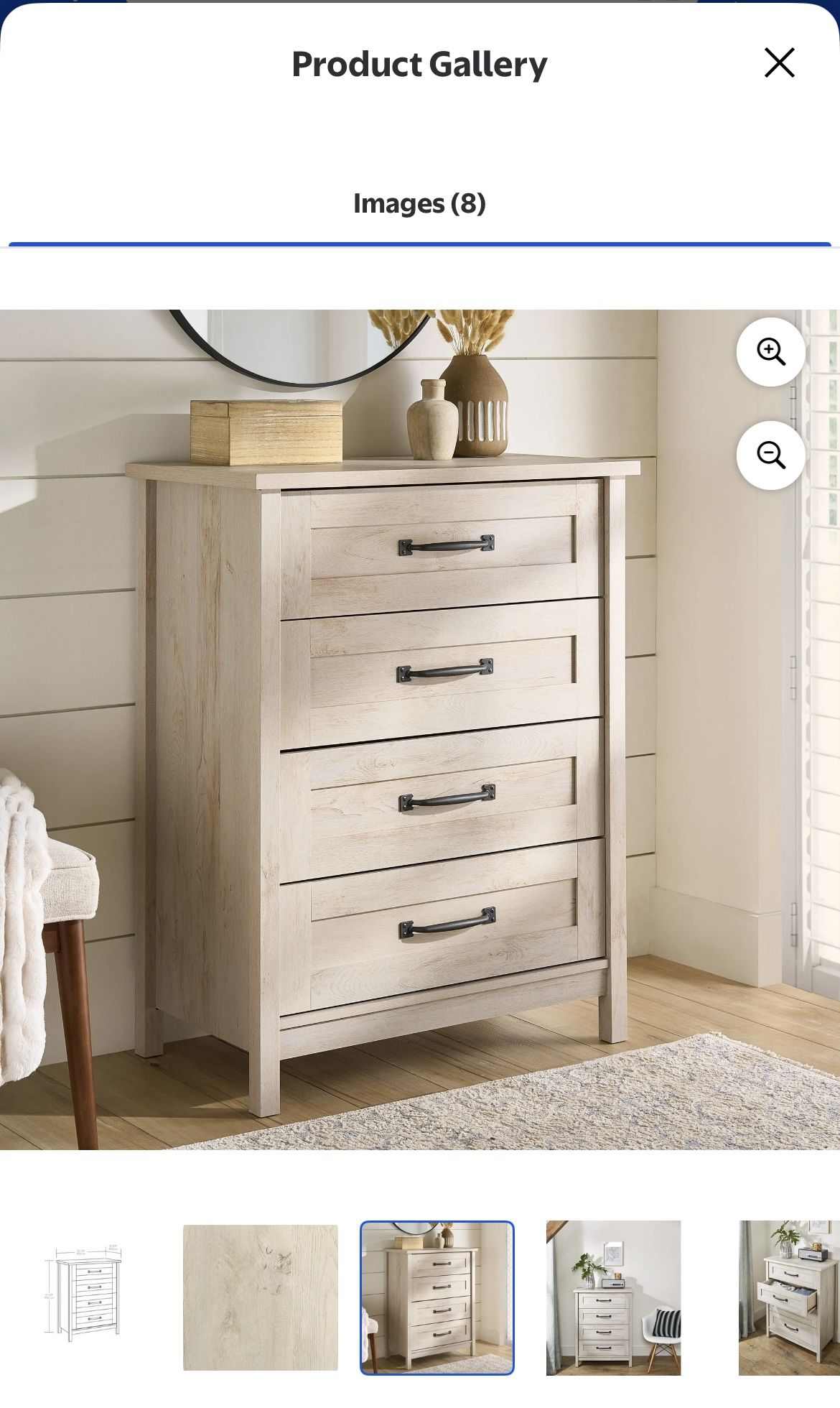 4 Drawer Dresser Better Homes And Gardens (PICKUP IN ESCONDIDO)