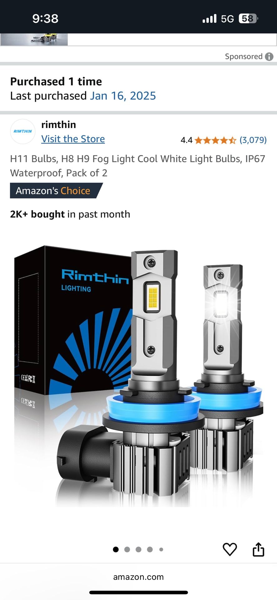 Light Bulb 6000k