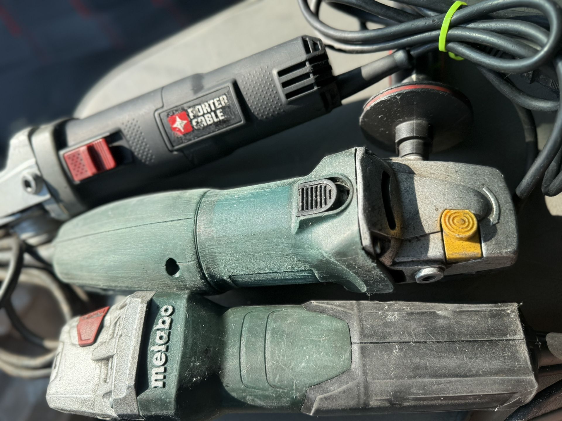 Metabo, Porter Cable, Makita Corded Grinders
