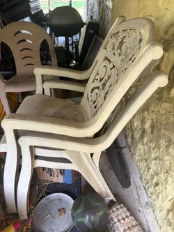 3 Outside Chairs 