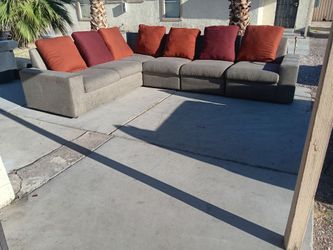 ///////BEST OFFER////// 6 Piece Sectional Gray Sofa Couch-DELIVERY AVAILABLE!!!!!!!