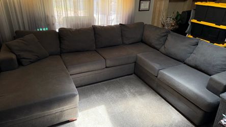 Three Piece Sectional - Gray