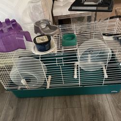 Hamster Cage W/ Accessories