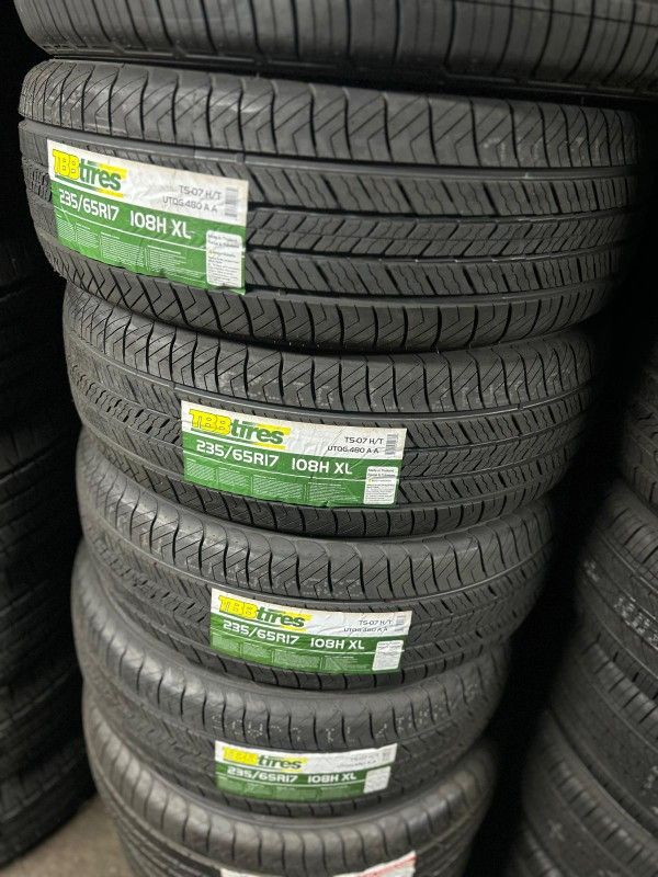 235/65/17 tbb new set of tires - nuevo set de llantas