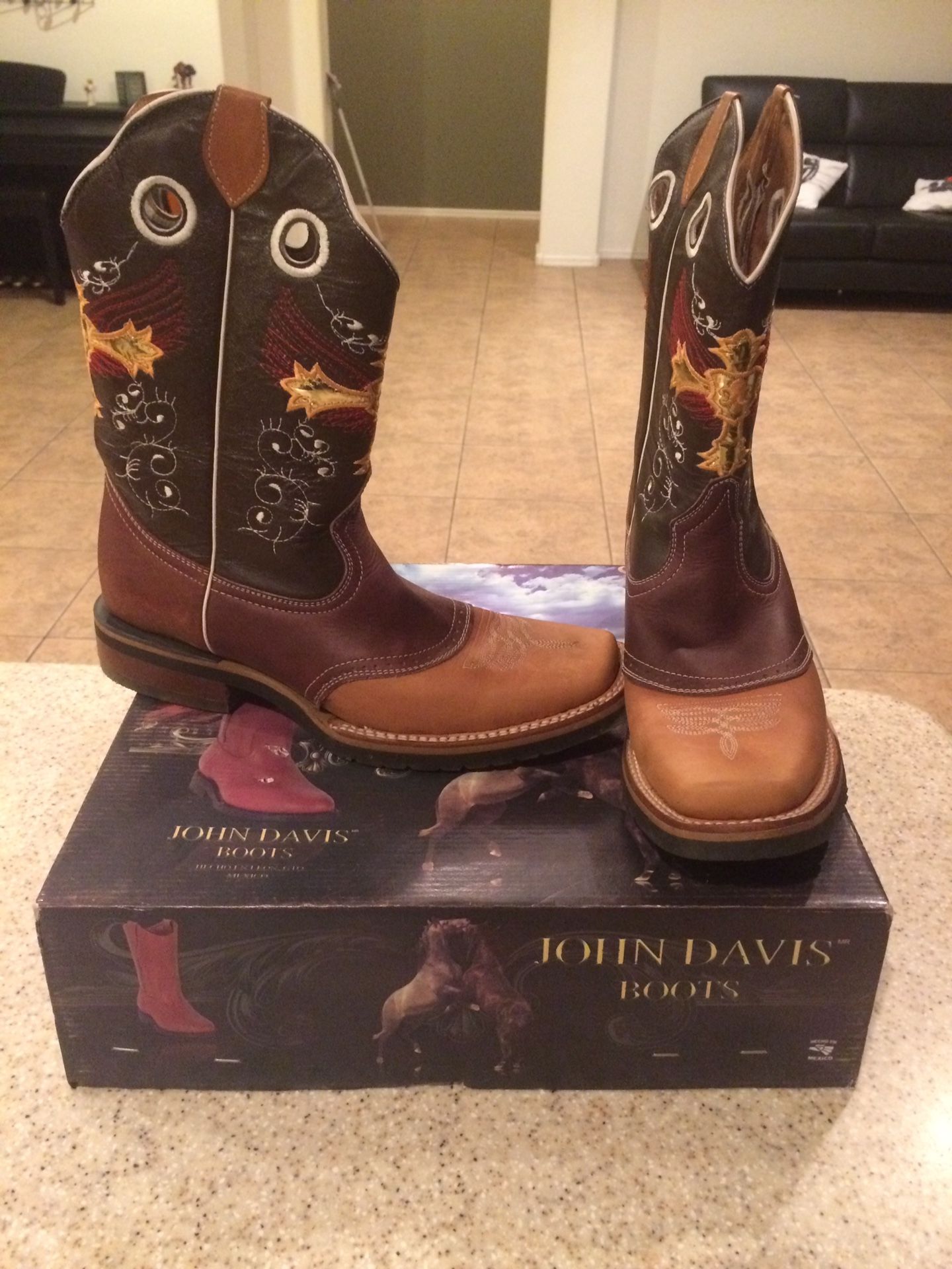 Brand new John Davis boots size 11.