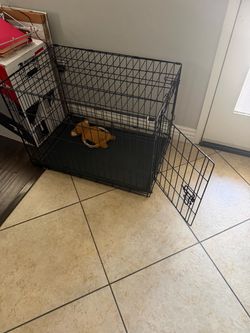 Black Wire Dog Crate