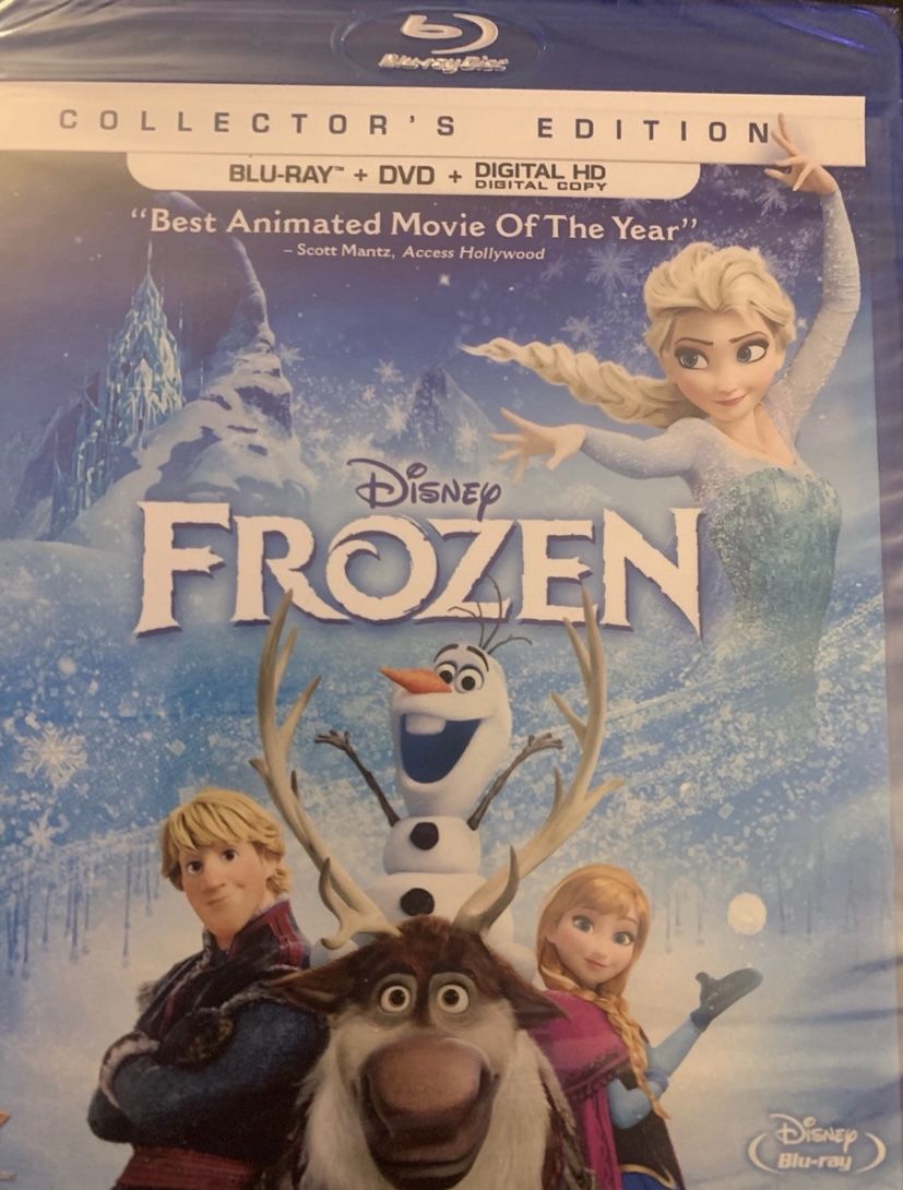 Disney’s FROZEN Collector’s Edition (Blu-Ray + DVD + Digital-2013) NEW!