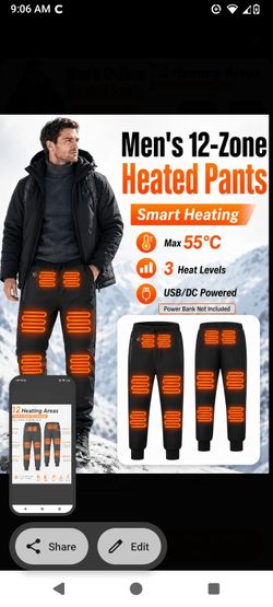 Sweatpants heated