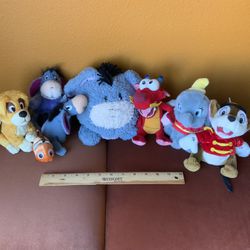 DISNEY COLLECTIBLE ASSORTED PLUSHIES