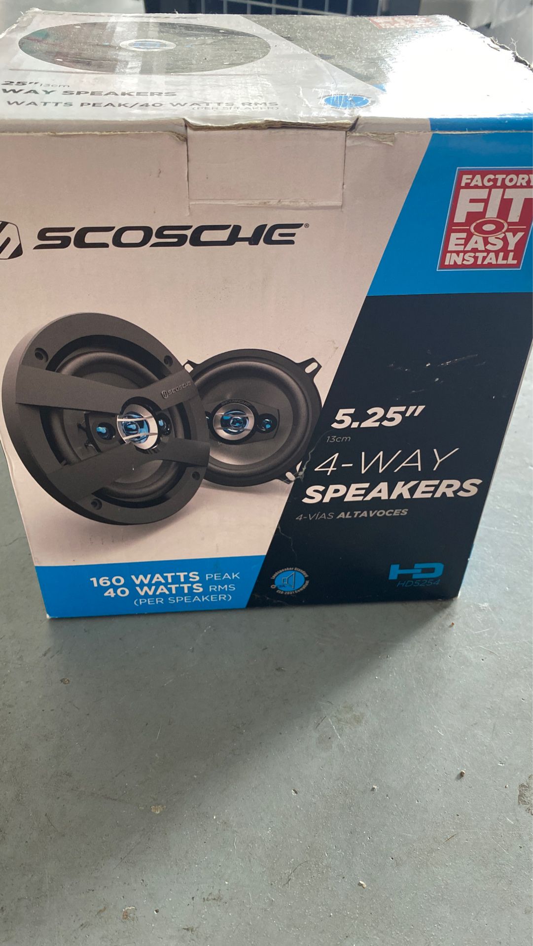 Scosche 5 1/2 in 4 Way Speakers