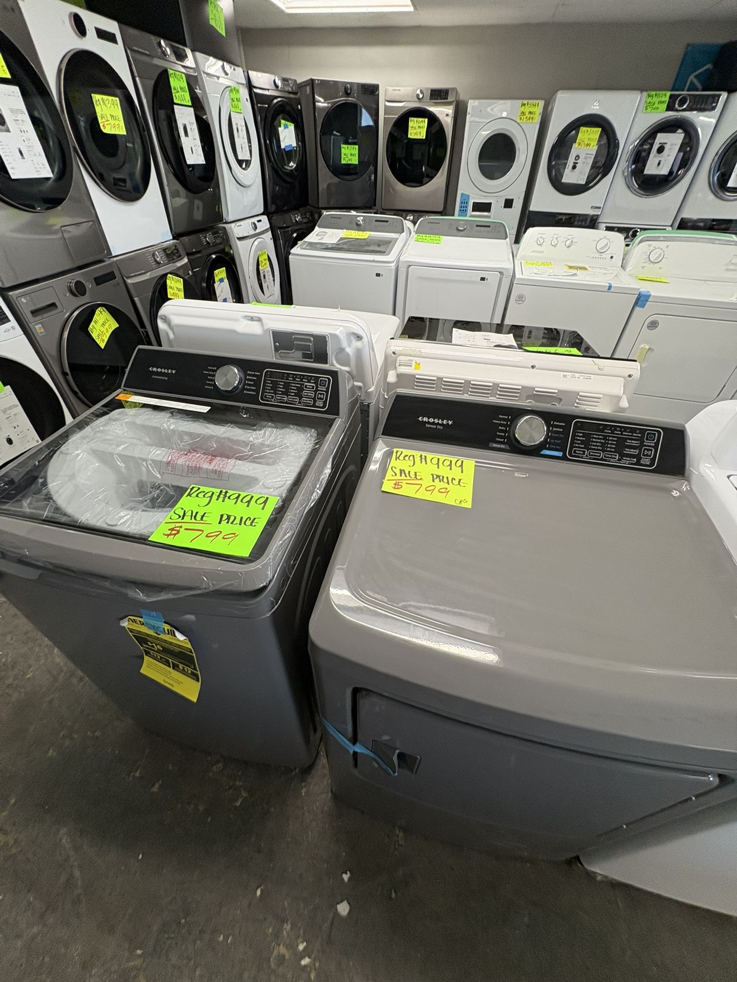 Crosley Washer And Gas Dryer Set On Sale