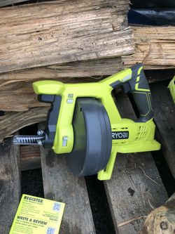 Ryobi 18V One + Battery Powered Drain Auger