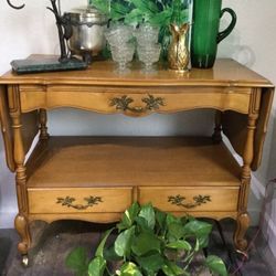 Vintage Server/Bar Cart French Provincial 