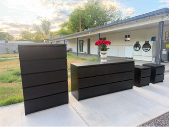 IKEAblack bedroom set