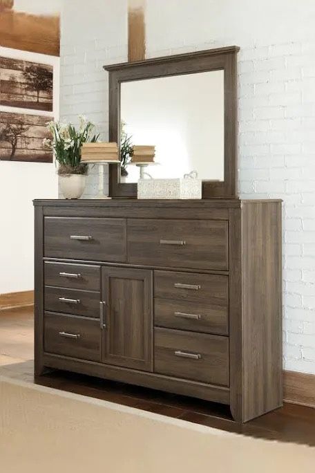 Dresser and Bed Frame Set
