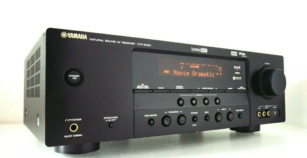 Yamaha HTR-6030 AV Receiver Amplifier Digital Tuner Stereo Cinema DSP XM / w RC
