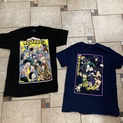 Like New My Hero Academia Tshirts Bundle Size M