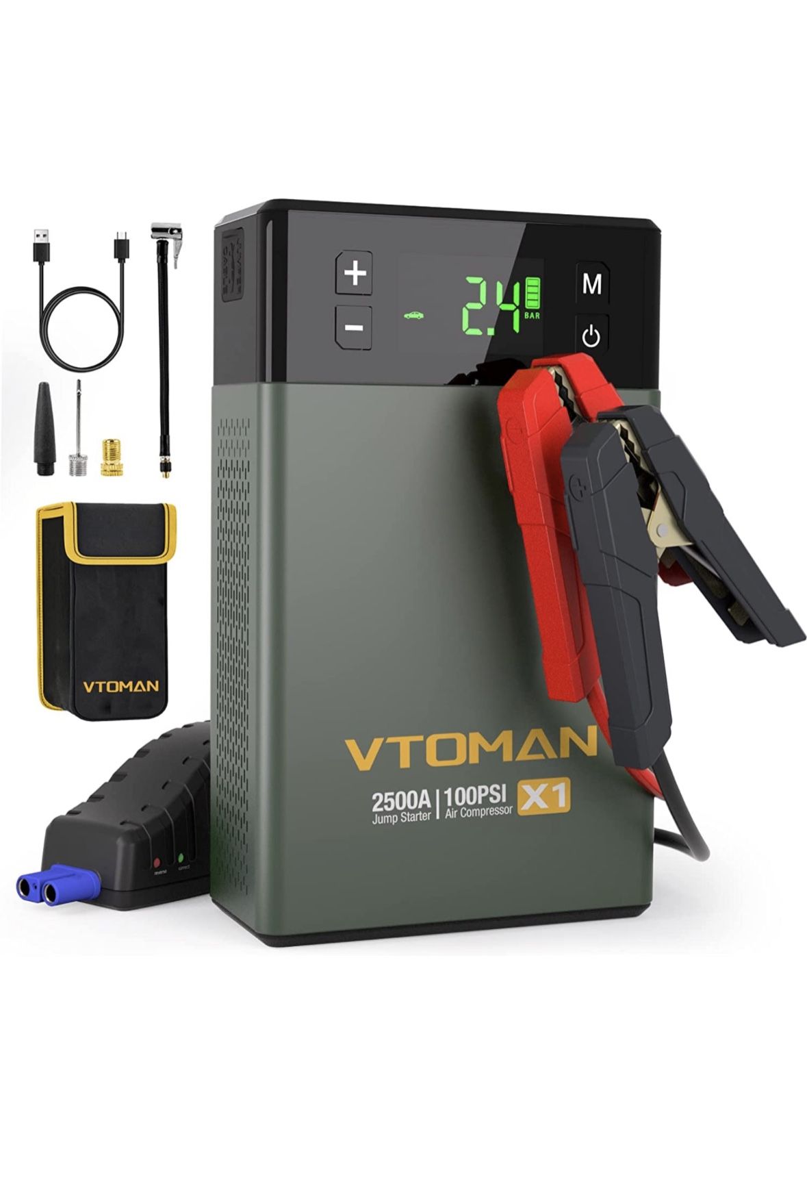 Battery Car Starter Tire Inflator