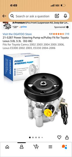 Power Steering Pump New