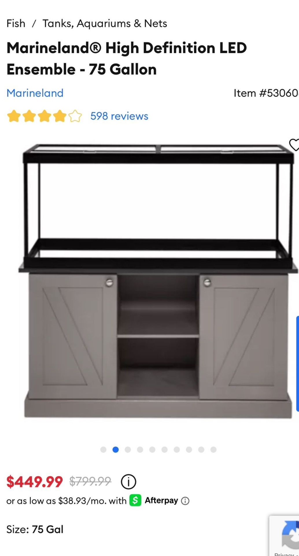 Fish Aquarium/ Fish Tank
