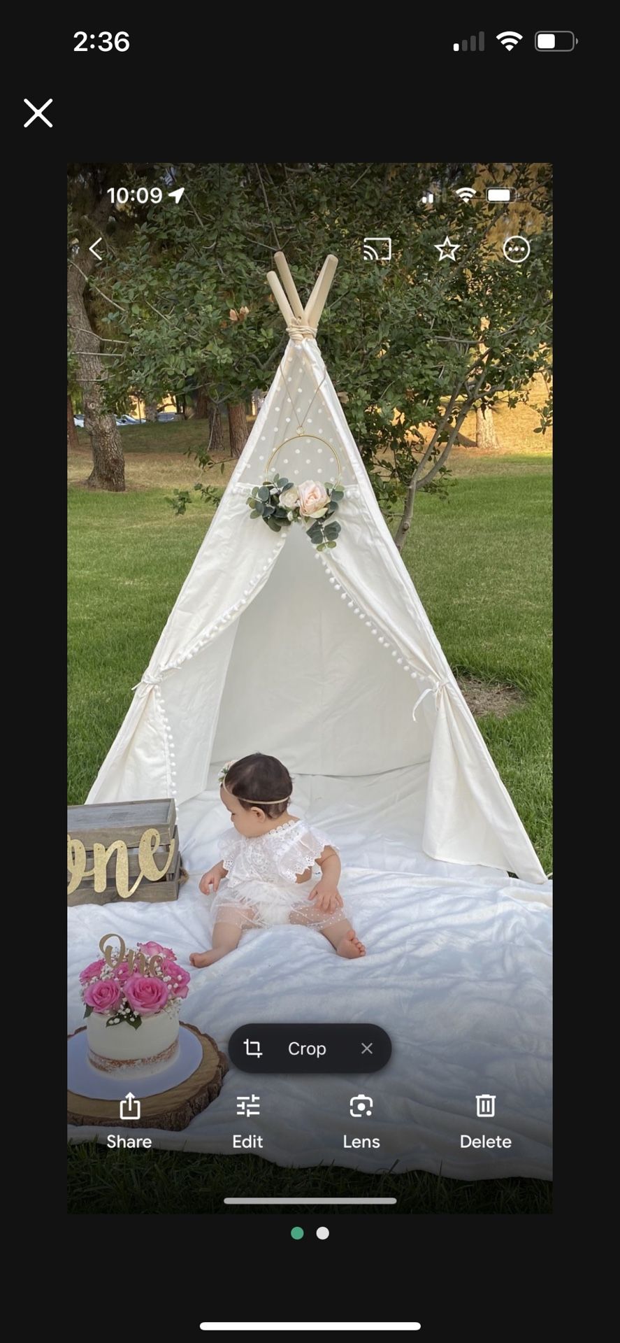 Kids Teepee Tent