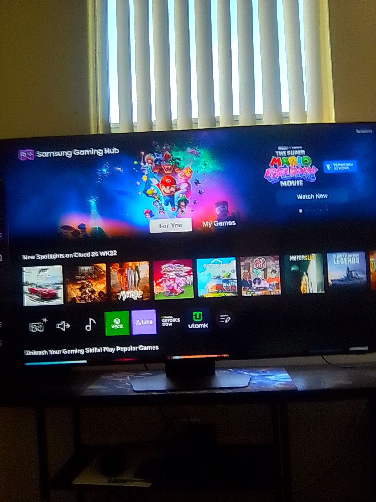 55in Samsung/ Xbox TV