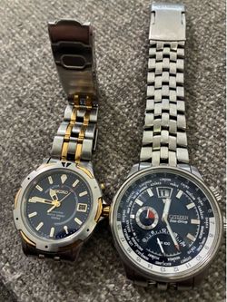 Seiko and citizen watch