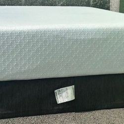 Full Size 12" Memory Foam Mattress- Box Spring & Bed Frame Optional 