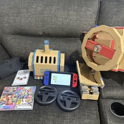 Nintendo Switch V1 Case Charger Dock Games 