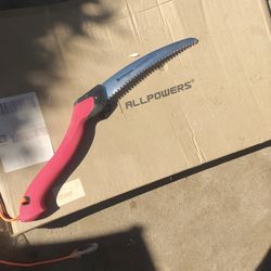 Razor tooth pull back cutting saw