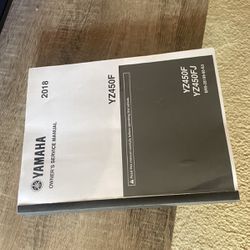 2018 Yz450f Service Manual