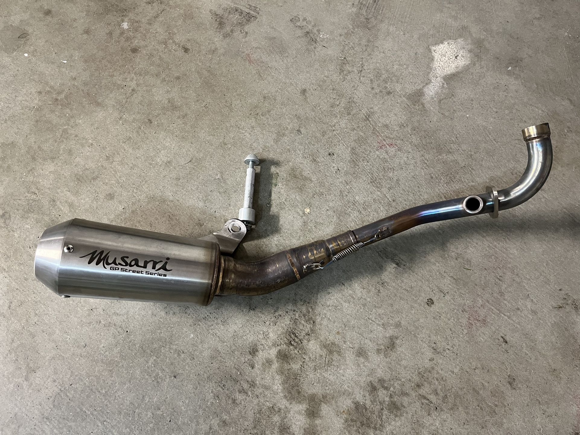 Kawasaki Z125 Musarri GP street series exhaust