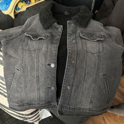 Distressed Black Jacket 