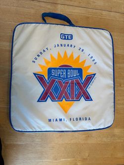 Miami Super Bowl cushion from 1995