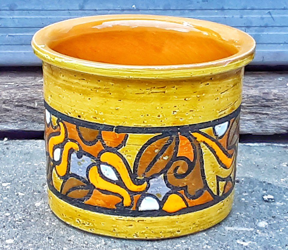 MCM Mid Century Modern BITOSSI Made In Italy Nouveau Pot Or Jardiniere 