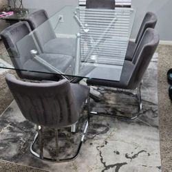 Dining Table With 6 Chairs 