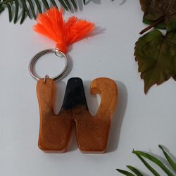 Initial Letter For Keychain With Tassel For Charms For Key Chain, Handbags And Backpacks 