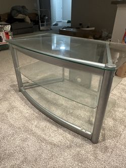 Glass 3 Tier Tv Stand