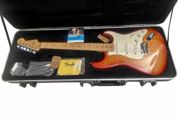 2008 Fender Stratocaster American Standard Sienna Sunburst SSS With Case Clean Complete