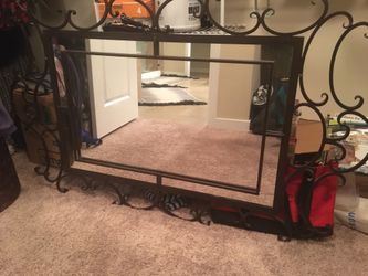 Heavy Duty Iron Mirror