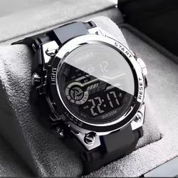 Multifunction Men's Sports Watch Luminous Alarm Clock Men LED Digital Watch Large dial Electronic Wristwatch
