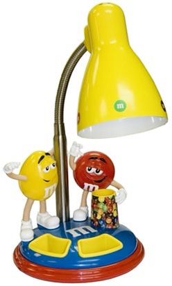 Great Working Rare M&M Red & Yellow Goose Neck Desk Lamp Collectible For  M&M Fans for Sale in Pasadena, CA - OfferUp