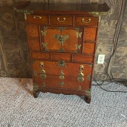 Beautiful Antique Korean Bandaji Apothecary Chest Cabinet
