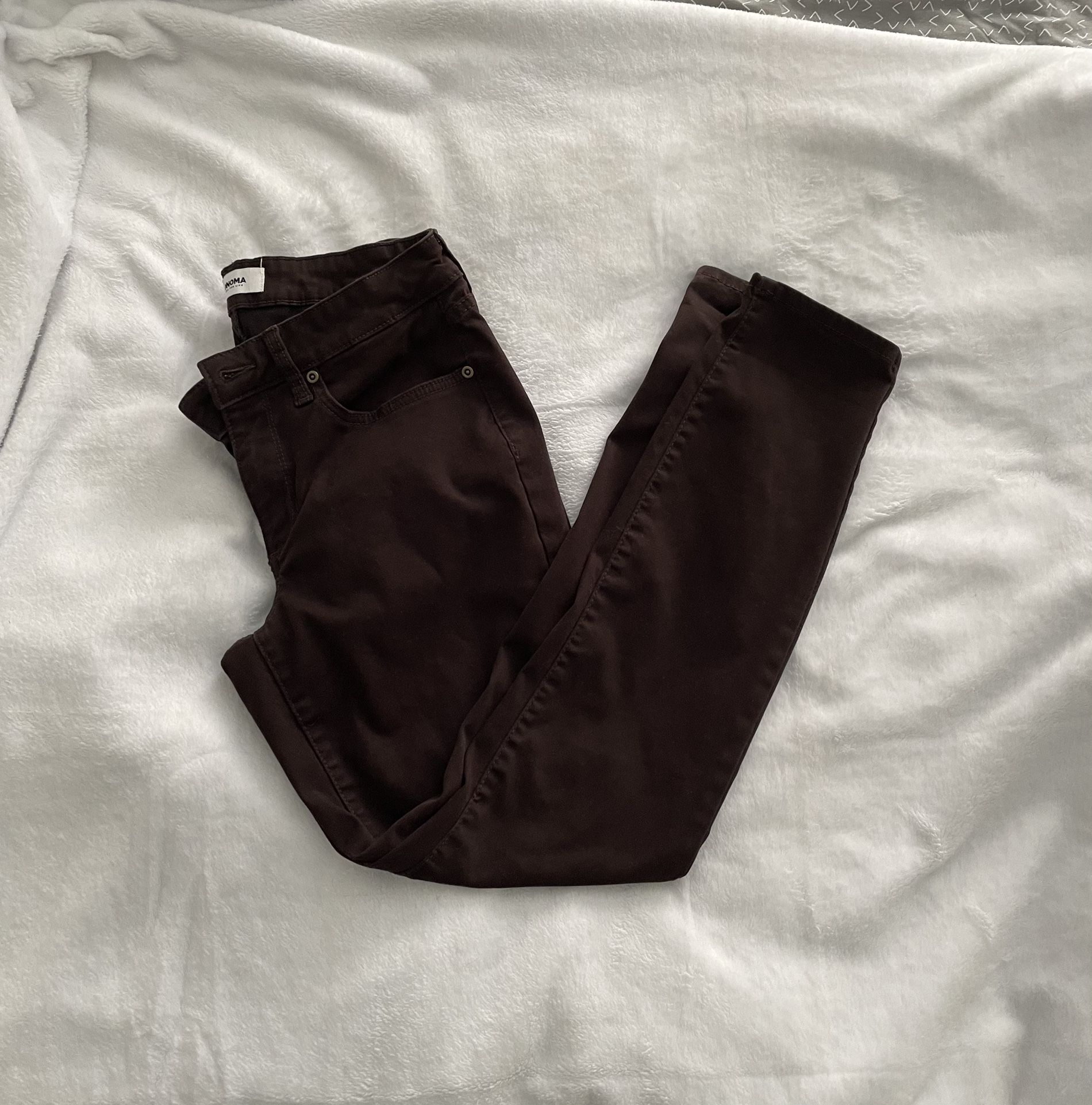 Sonoma Brown Skinny Jeans Size 8 Regular
