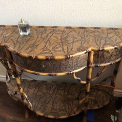 Antic Wooden bamboo Table