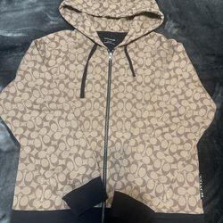 Coach Zip Up Sweater 