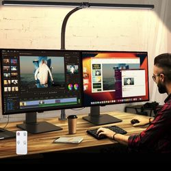 Double Head LED Desk Lamp with Remote Control(New)